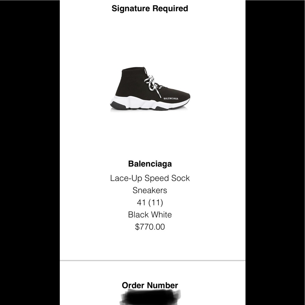 Balenciaga Lace up Sock